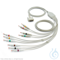 Patientenkabel, 10 Ableitungen, 1 m, IEC Banane, für CP 50/CP 150...