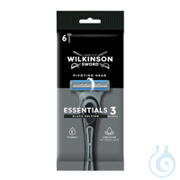 Einmal-Rasierer Wilkinson Essentials 3 Black Edition (6 Stck.) Pack = 7 Btl....