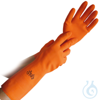 Chemikalienschutzhandschuhe Triplex, orange, Gr. 10/XL | Latex dreifach...