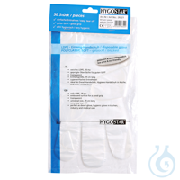 LDPE-Handschuhe Polyclassic Soft, transparent, Gr. 9/L | geblockt gehämmert...