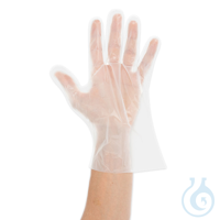 PLA-Handschuhe, transparent, Gr. 8/M glatt PLA-Handschuhe, transparent, Gr....