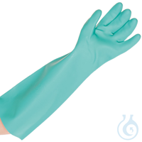 Chemikalienschutzhandschuhe Professional Long, grün, Gr. 10/XL | Nitril Länge...