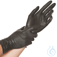 Latexhandschuhe Diablo, schwarz, Gr. 8/M | puderfrei Latexhandschuhe Diablo,...