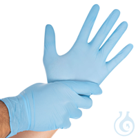 Untersuchungshandschuhe Safe Virus, blau, Gr. 8/M | Nitril puderfrei