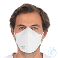 Atemschutzmasken FFP2 NR, vertikal faltbar | PP mit Kopfbändern...