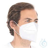 Atemschutzmasken FFP2 NR, vertikal faltbar, Ohrschlaufen | PP, Kleinpackung...