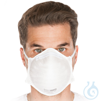 Atemschutzmasken FFP2 NR, vorgeformt | PP mit Kopfbändern Atemschutzmasken...