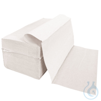 Falthandtücher, 2-lagig, weiß | Recyclingpapier, V/ZZ-Falzung 25 x 23 cm