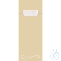 Bestecktaschen Classic, creme | Papier, FSC®-Mix weiße Serviette 33 x 33 cm,...