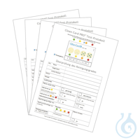 Testprotokolle für Clean Card® Pro | Papier 4-farbig, DIN A4, 50 Blatt/Stk....