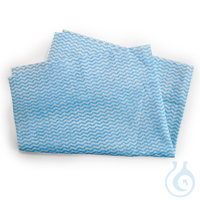 Spül- und Reinigungstücher, gelegt, blau-weiß | Viskose/Polyester Spül- und...