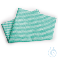 Spül- und Reinigungstücher, gelegt, grün-weiß | Viskose/Polyester Spül- und...