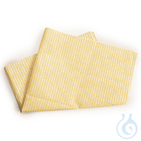 Spül- und Reinigungstücher, gelegt, gelb-weiß | Viskose/Polyester Spül- und...