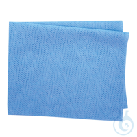 Wisch- und Poliertücher, gelegt, blau, 32 x 36 cm | Viskose/Polyester