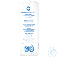 Hygienebeutel | Papier weiß, 280 x 120 x 30 mm Hygienebeutel | Papier weiß,...