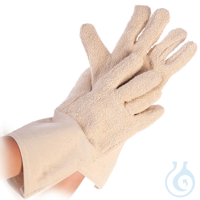 Ofenhandschuhe Bako Finger, natur, 35 cm | Baumwolle bis 50°C Ofenhandschuhe...