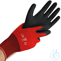 Feinstrickhandschuhe Ergo Flex Mikro, rot, Gr. 9/L |...