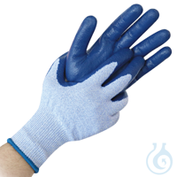 Schnittschutzhandschuhe Cut Allfood PU, blau, Gr. 11/XXL | PU-Beschichtung,...