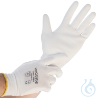 Feinstrickhandschuhe Ultra Flex Hand, weiß, Gr. 8/M | PU-Beschichtung...