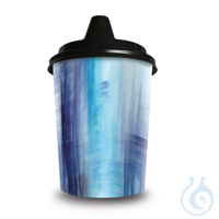 Schnabelbecher, blau, 300 ml | Pappe doppelwandig Schnabelbecher, blau, 300...