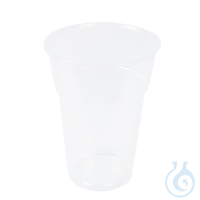 Kaltgetränkebecher, 400 ml / 16 oz, ø 95 mm | PLA transparent...