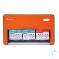 Pflasterspender EasyAid Standard I | Kunststoff orange, mit Wandhalterung,...