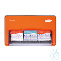 Pflasterspender EasyAid Standard II | Kunststoff orange, mit Wandhalterung,...