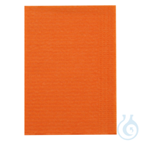 Patientenservietten, orange | Papier, PE-Beschichtung 45 x 33 cm, 2-lagig...