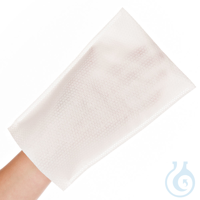 Waschhandschuhe Soft | Spunlace weiß, 22 x 15 cm
