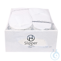 Slipper Classic, offen, weiß | Polyester Länge 28,5 cm, Verkaufstray Slipper...