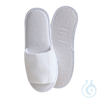 Slipper Grip, offen, weiß | Polyester Einheitsgröße Slipper Grip, offen, weiß...