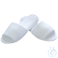 Slipper Dots, offen, weiß | Baumwolle Einheitsgröße Slipper Dots, offen, weiß...