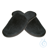 Slipper Deluxe, geschlossen, schwarz | Velour Einheitsgröße Slipper Deluxe,...