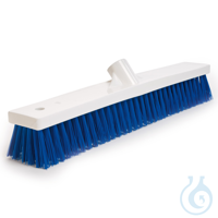 Hygienebesen, harte Fasern, blau | PP/PBT 450 x 60 x 110 cm, Besatz: ø 0,50...