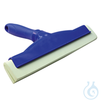 Hand-Wasserabzieher, blau | PP Gummilippe, 2-lippig Hand-Wasserabzieher, blau...