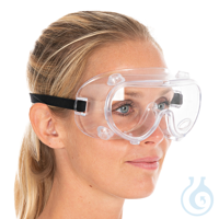 Vollsichtschutzbrille, belüftet, transparent | PVC Vollsichtschutzbrille,...