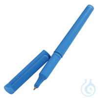 Kugelschreiber Light, mit Kappe | Kunststoff, detektierbar Gehäuse: blau,...
