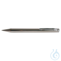 Kugelschreiber Clip | Metall, detektierbar Schrift: blau, feststehende, nicht...