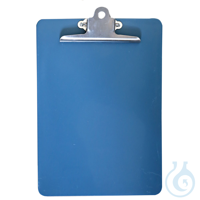 Klemmbrett | Kunststoff, detektierbar blau, DIN A4 Klemmbrett | Kunststoff,...