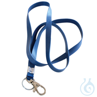 Schlüsselbänder | Silikongummi, detektierbar blau, 50 x 1 cm Schlüsselbänder...