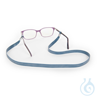 Brillenbänder | Silikongummi, detektierbar blau, 65 x 1 cm Brillenbänder |...