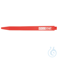 Kugelschreiber, einziehbar, Schrift: rot | Kunststoff, detektierbar Gehäuse:...