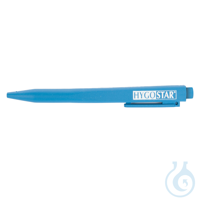 Kugelschreiber Clip, einziehbar, Schrift: blau | Kunststoff, detektierbar...