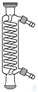 Refrigerante a serpentino 400mm giunti sferici GS35/20 con portagomma GL Refrigerante a...
