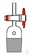 Sfiato per colonna maschio NS29/32 rubinetto in PTFE