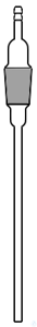 Tubo per immissione aria diritto L=200mm NS29/32