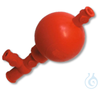 Aspirapipette gomma rossa 2 valvole