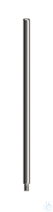 Asta in acciaio inox Ø10x500 mm. 
Con una estremità filettata, completa di rondella e dado.