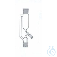 Autoequilibrante Duran cilindrico ml.500 coni NS29/32 rub. a spillo in PTFE Autoequilibrante in...