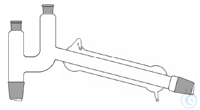 4Articoli simili a: Rac. a ponte Claisen con Liebig M=100mm 2 coni fem.NS14/23 +2 coni...